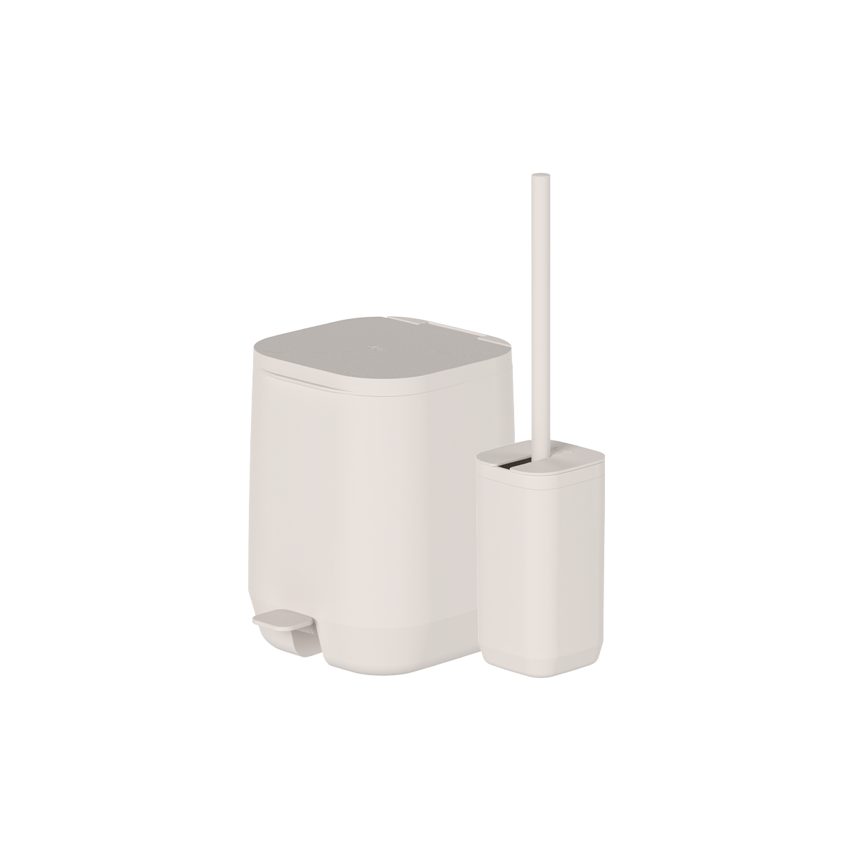 Kit de Banheiro com Lixeira com Pedal 2 Unidades Linha Aura