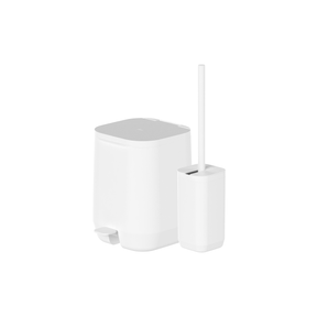 Kit de Banheiro com Lixeira com Pedal 2 Unidades Linha Aura