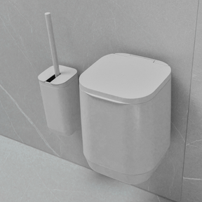 Kit de Banheiro com Lixeira de Piso/Parede 2 Unidades Linha Aura