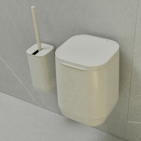 Kit de Banheiro com Lixeira de Piso/Parede 2 Unidades Linha Aura