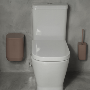 Kit de Banheiro com Lixeira de Piso/Parede 2 Unidades Linha Aura
