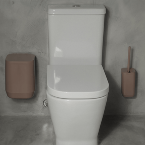 Kit de Banheiro Completo com Lixeira de Piso/Parede 6 Unidades Linha Aura
