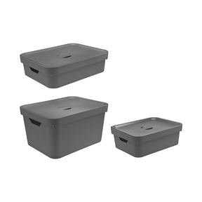 Kit de Caixas Organizadoras 3 Peças Linha Cube