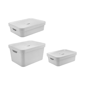 Kit de Caixas Organizadoras 3 Peças Linha Cube