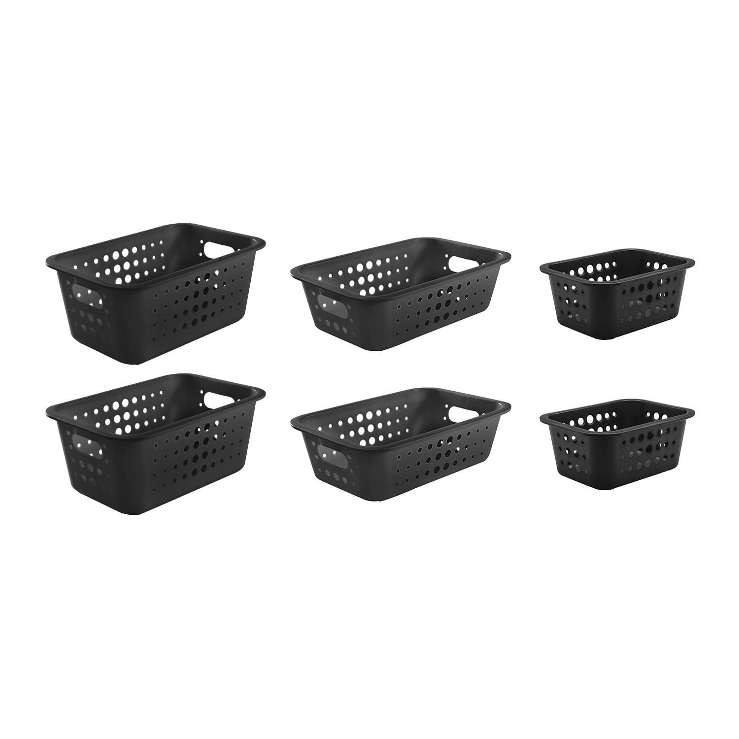 Kit de Cestas Organizadoras 6 Peças