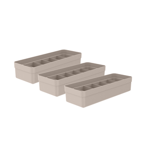 Kit de Colmeia Organizadora 3 Unidades 35x12,5x7,5cm Linha Logic