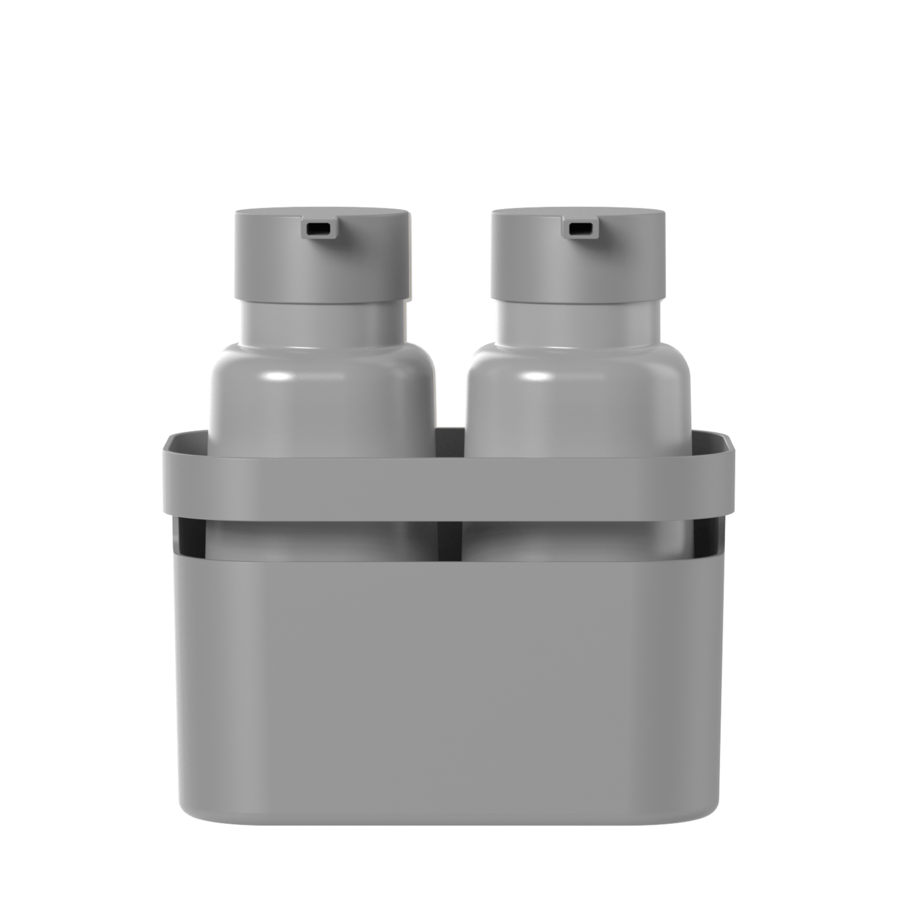 Kit de dispenser e organizador 2 peças Linha Flow
