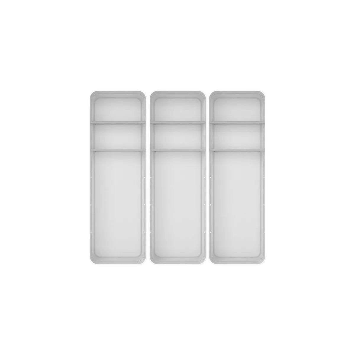 Kit de Organizador de Gavetas com 2 Divisórias 3 Unidades Linha Logic