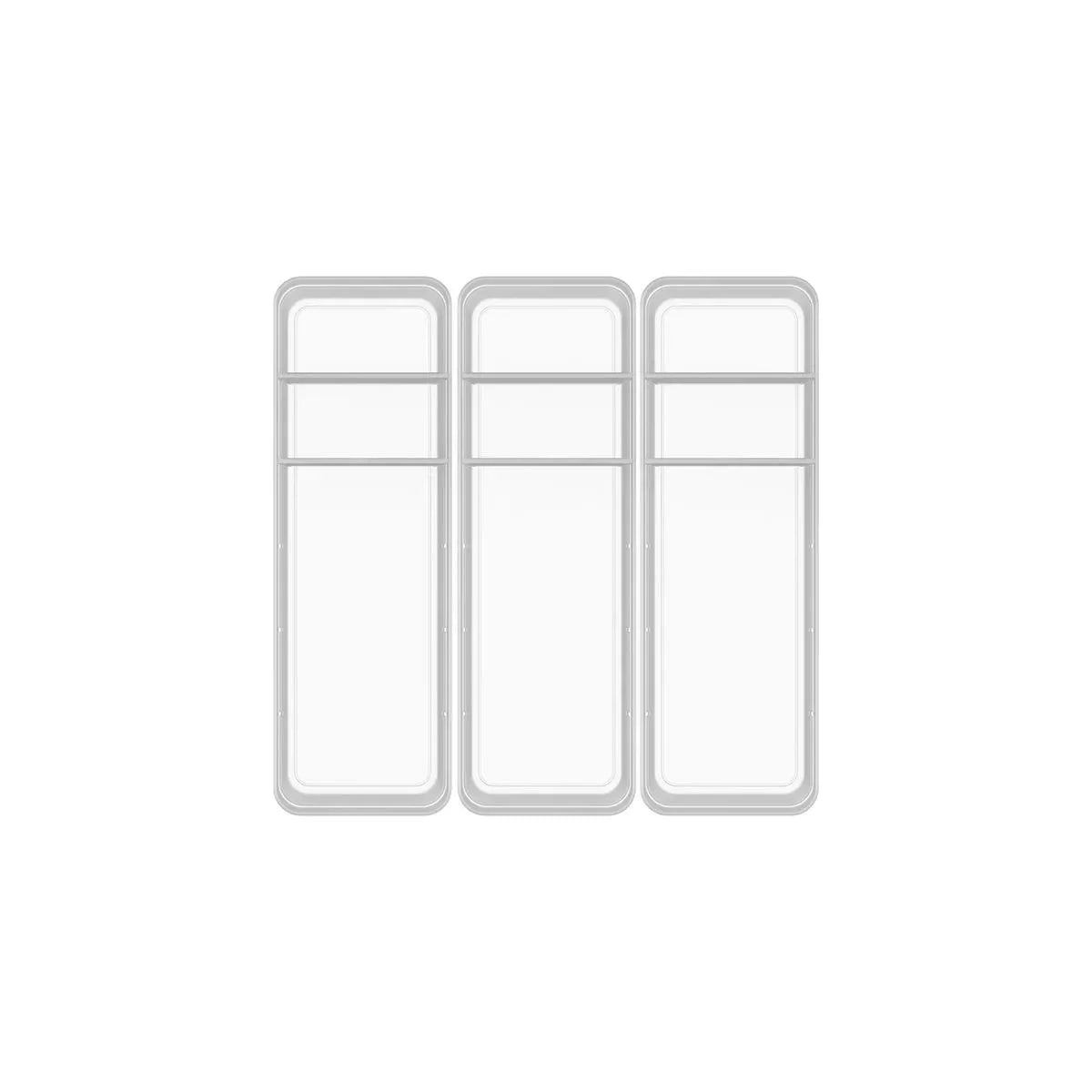 Kit de Organizador de Gavetas com 2 Divisórias 3 Unidades Linha Logic