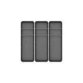 Kit de Organizador de Gavetas com 2 Divisórias 3 Unidades Linha Logic