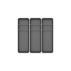 Kit de Organizador de Gavetas com 2 Divisórias 3 Unidades Linha Logic