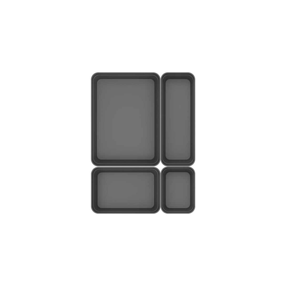 Kit de Organizador de Gavetas 4 Unidades Linha Logic