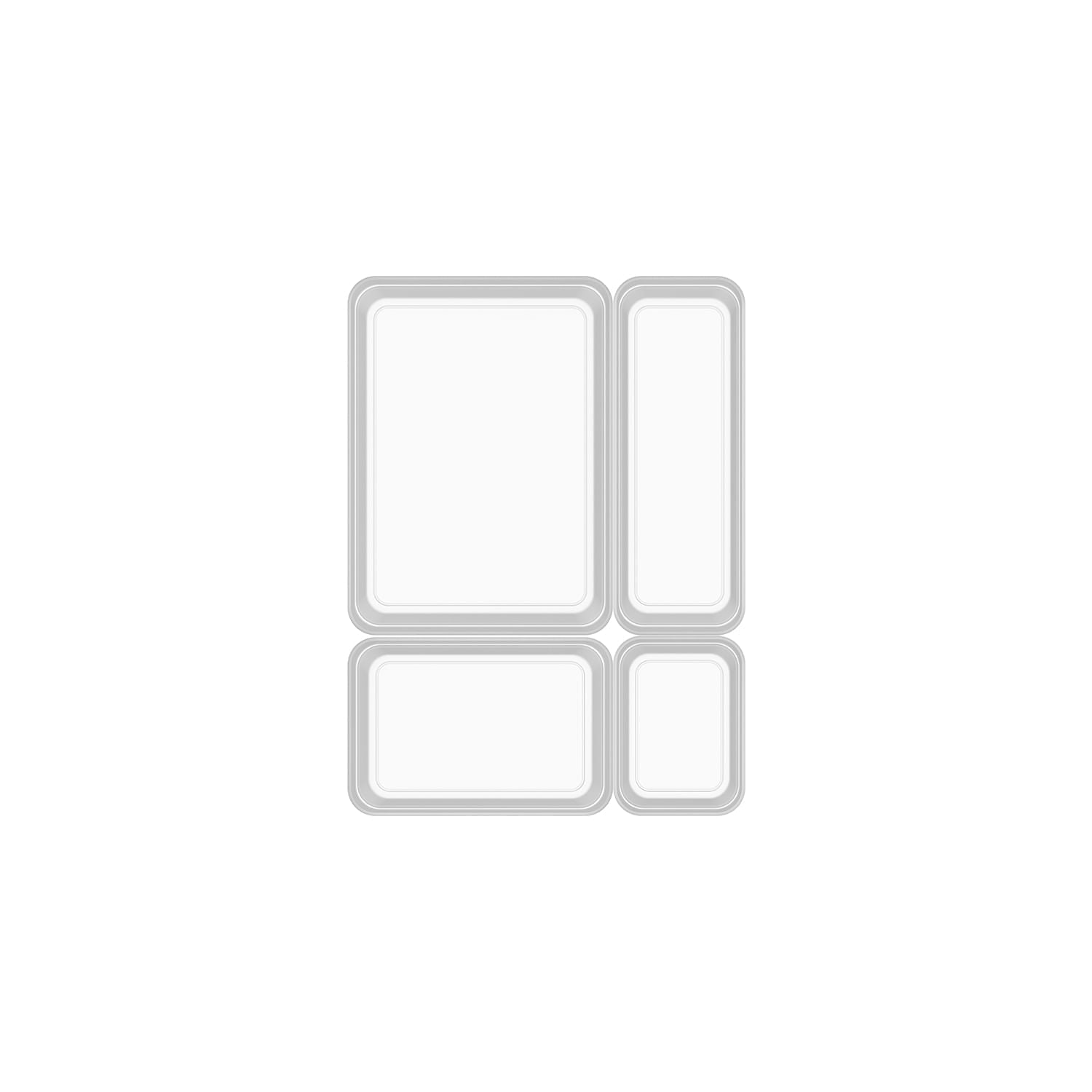 Kit de Organizador de Gavetas 4 Unidades Linha Logic