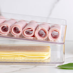 Kit de Organizadores de Geladeira 3 Unidades 2,2L Linha Clear Fresh