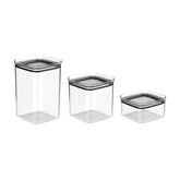 Kit de Potes Herméticos 3 Unidades Linha Block