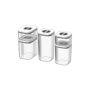 Kit de Potes Herméticos 5 Peças Linha Bolt