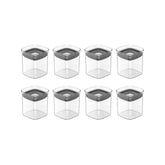 Kit de Potes Herméticos 8 Unidades 150ml Linha Block