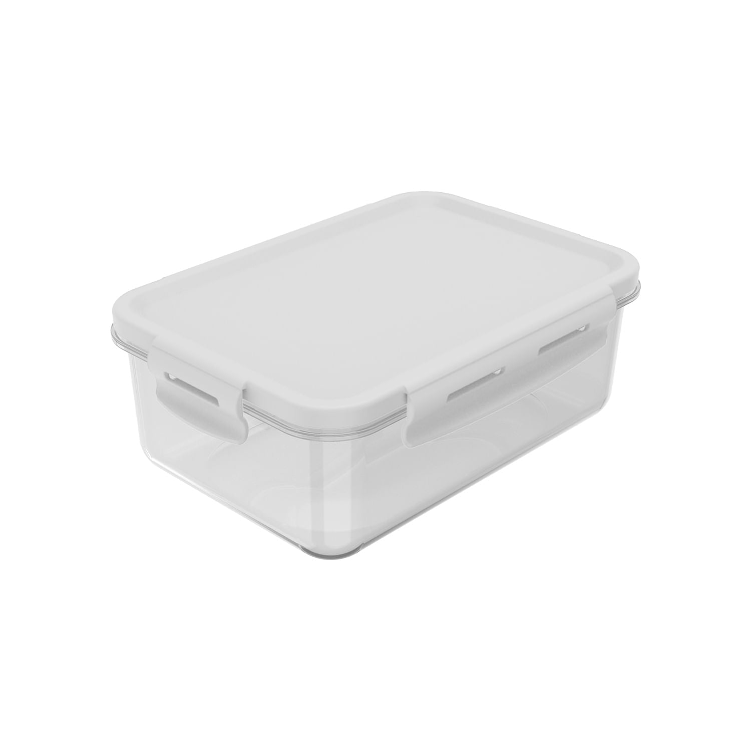 Kit de Potes Para Geladeira 1,28 Litros Retangular 6 Peças Linha Click