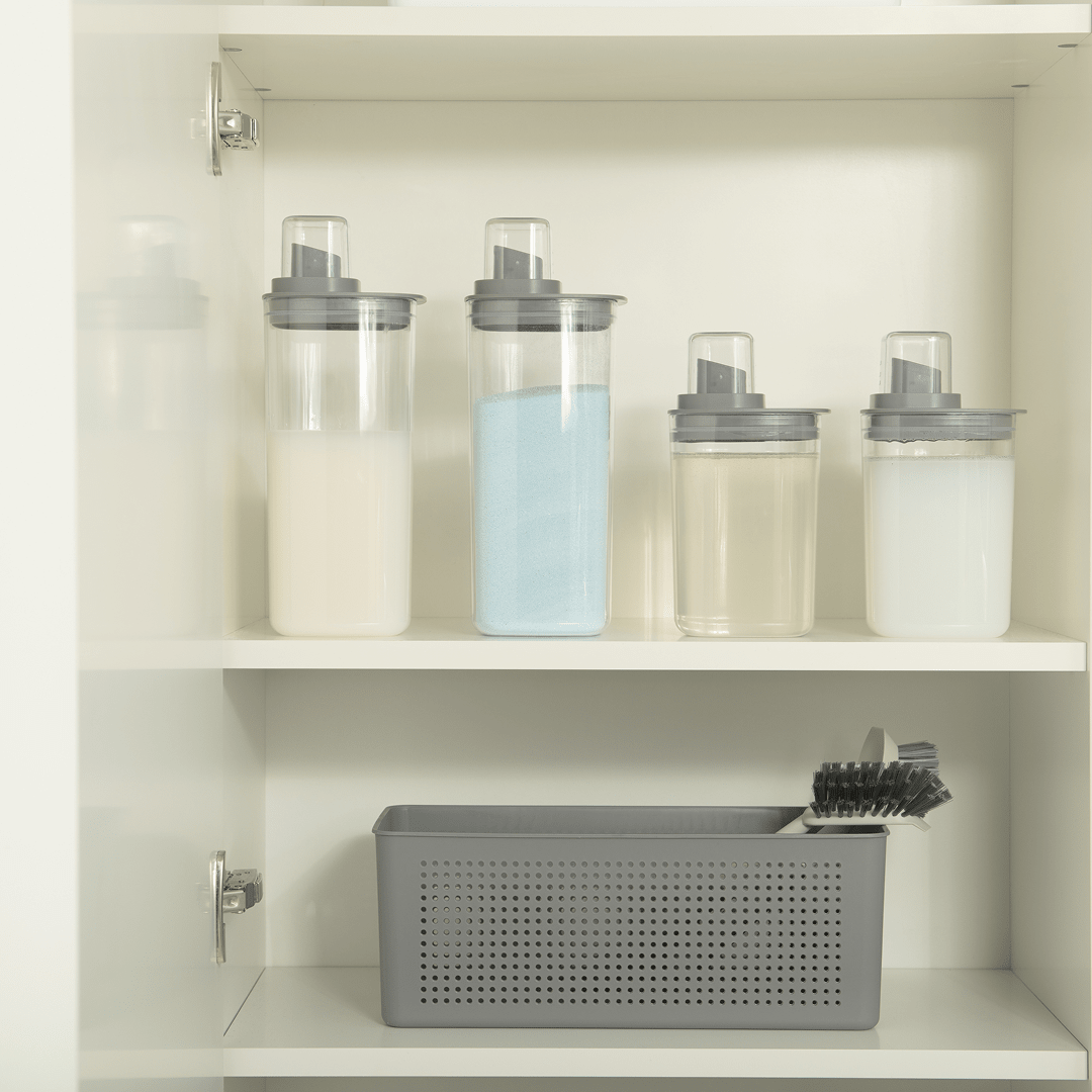 Kit Dispenser Quadrado 4 Peças Linha Flow