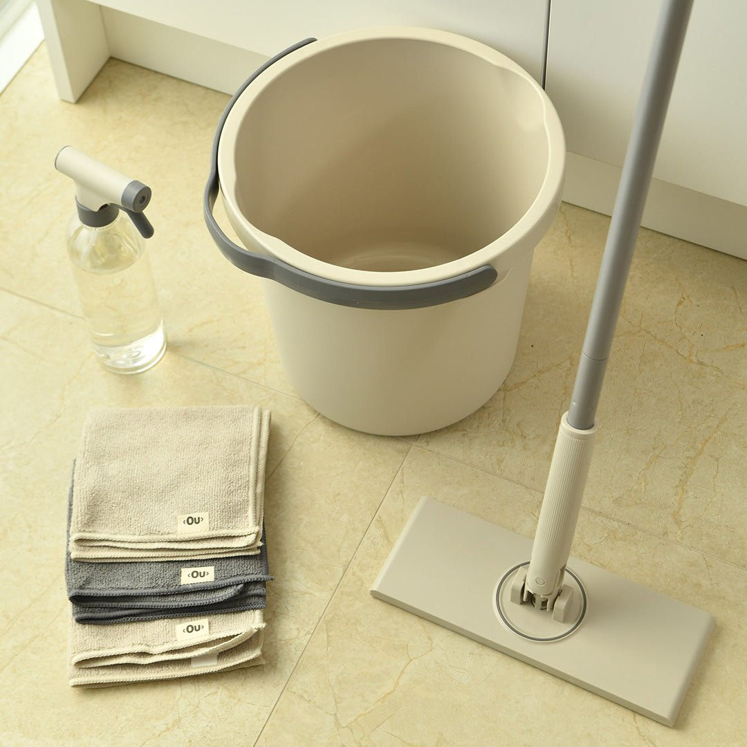 Kit Limpeza Mop, Balde, Panos e Borrifador 6 Peças Linha Flow