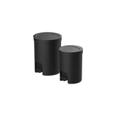 Kit Lixeiras 6L e 12L Redondas com Pedal Linha Trium
