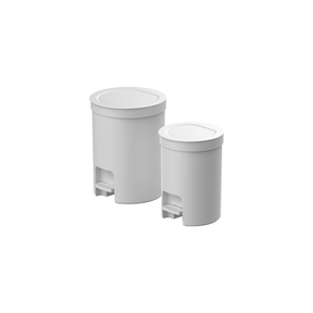 Kit Lixeiras 6L e 12L Redondas com Pedal Linha Trium