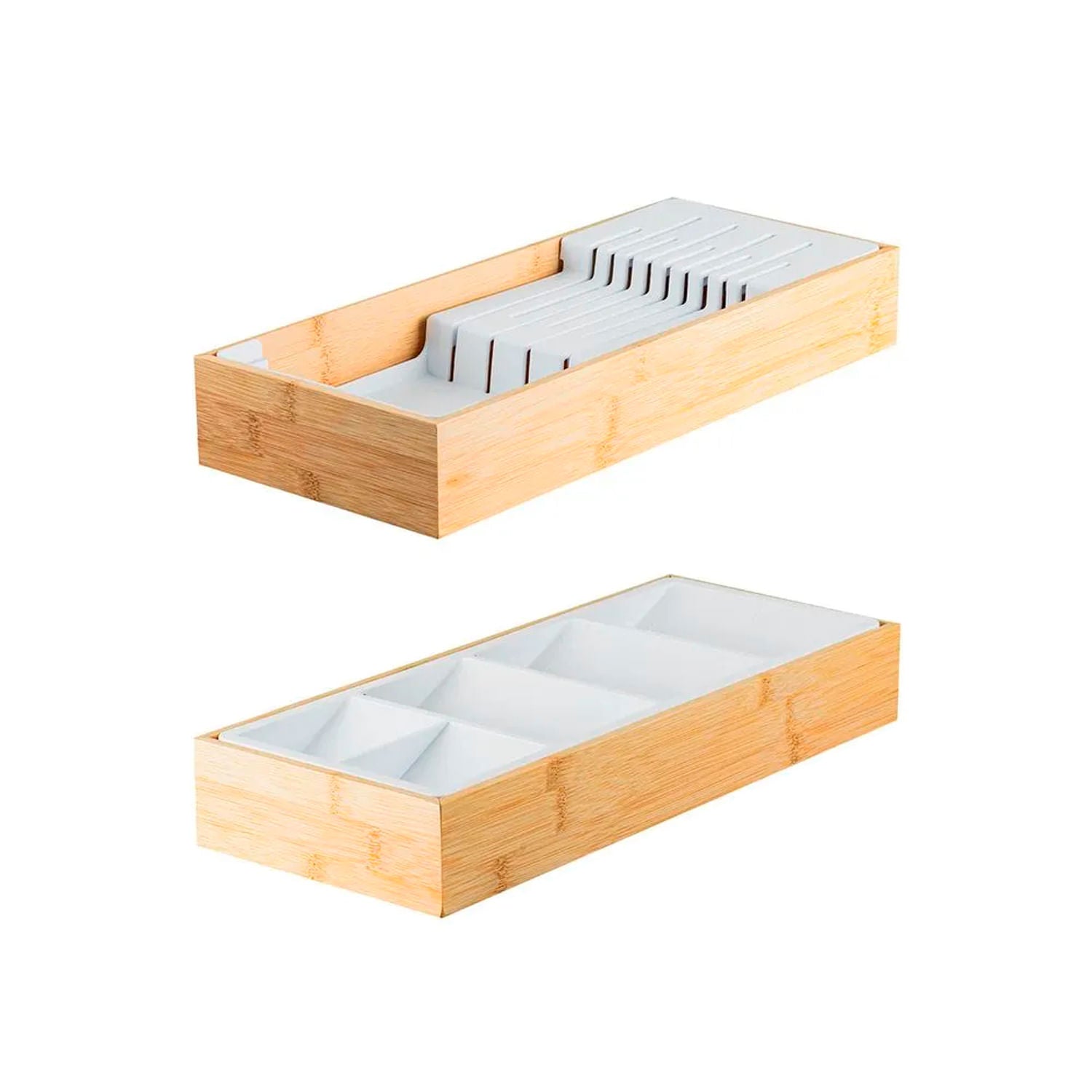 Kit Organizadores de Gavetas Compacto 2 Peças Linha Keep