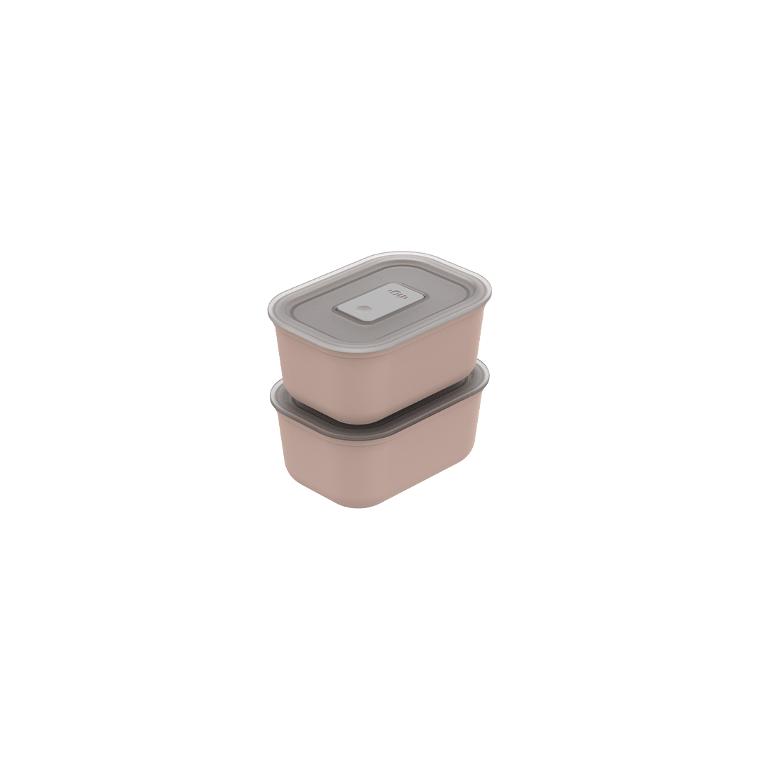 Kit Pote Hermético Para Marmita 400ml 2 peças Linha Move Lock
