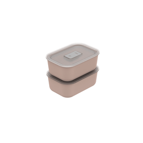 Kit Pote Hermético Para Marmita 890ml 2 peças Linha Move Lock