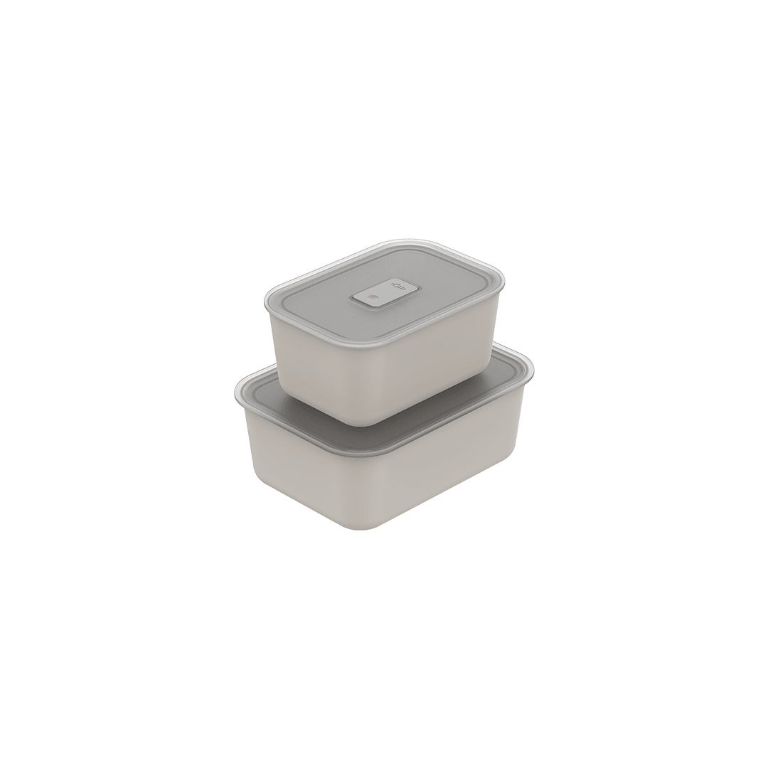 Kit Potes Herméticos Para Marmita 2 Peças Linha Move Lock