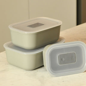 Kit Potes Herméticos Para Marmita 3 Peças Linha Move Lock