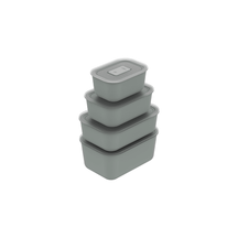 Kit Potes Herméticos Para Marmita 4 Peças Linha Move Lock