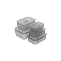 Kit Potes Herméticos Para Marmita 5 Peças Linha Move Lock