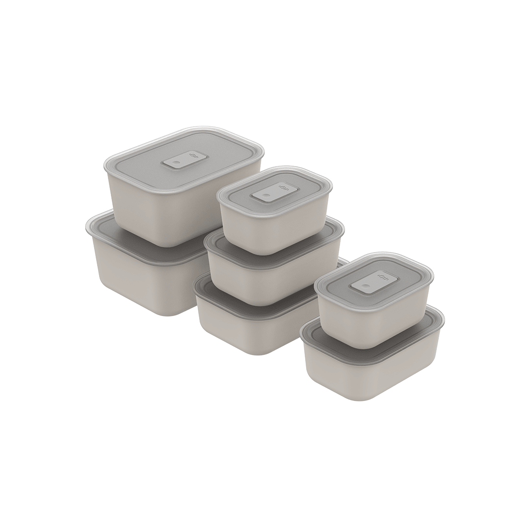 Kit Potes Herméticos Para Marmita 7 Peças Linha Move Lock