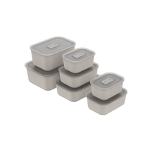 Kit Potes Herméticos Para Marmita 7 Peças Linha Move Lock