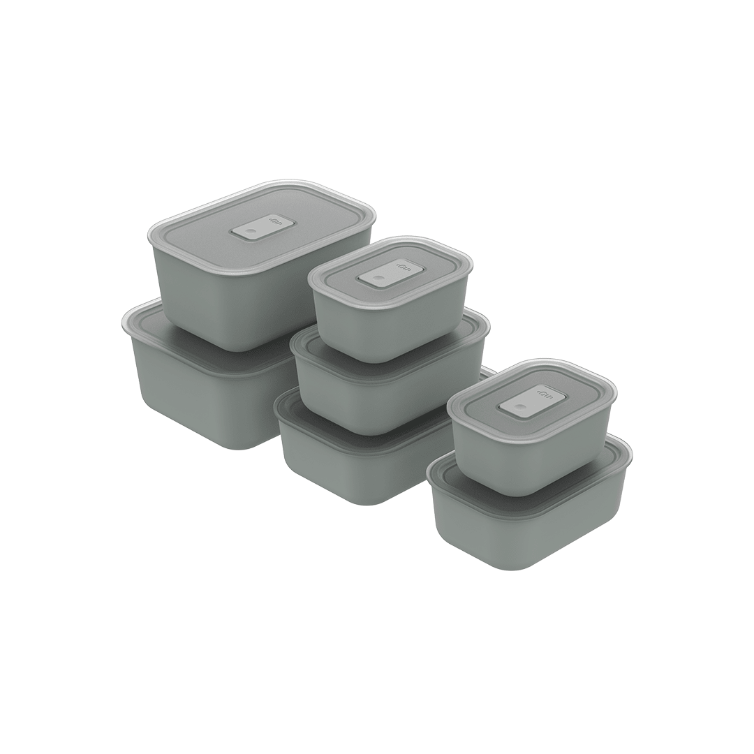 Kit Potes Herméticos Para Marmita 7 Peças Linha Move Lock