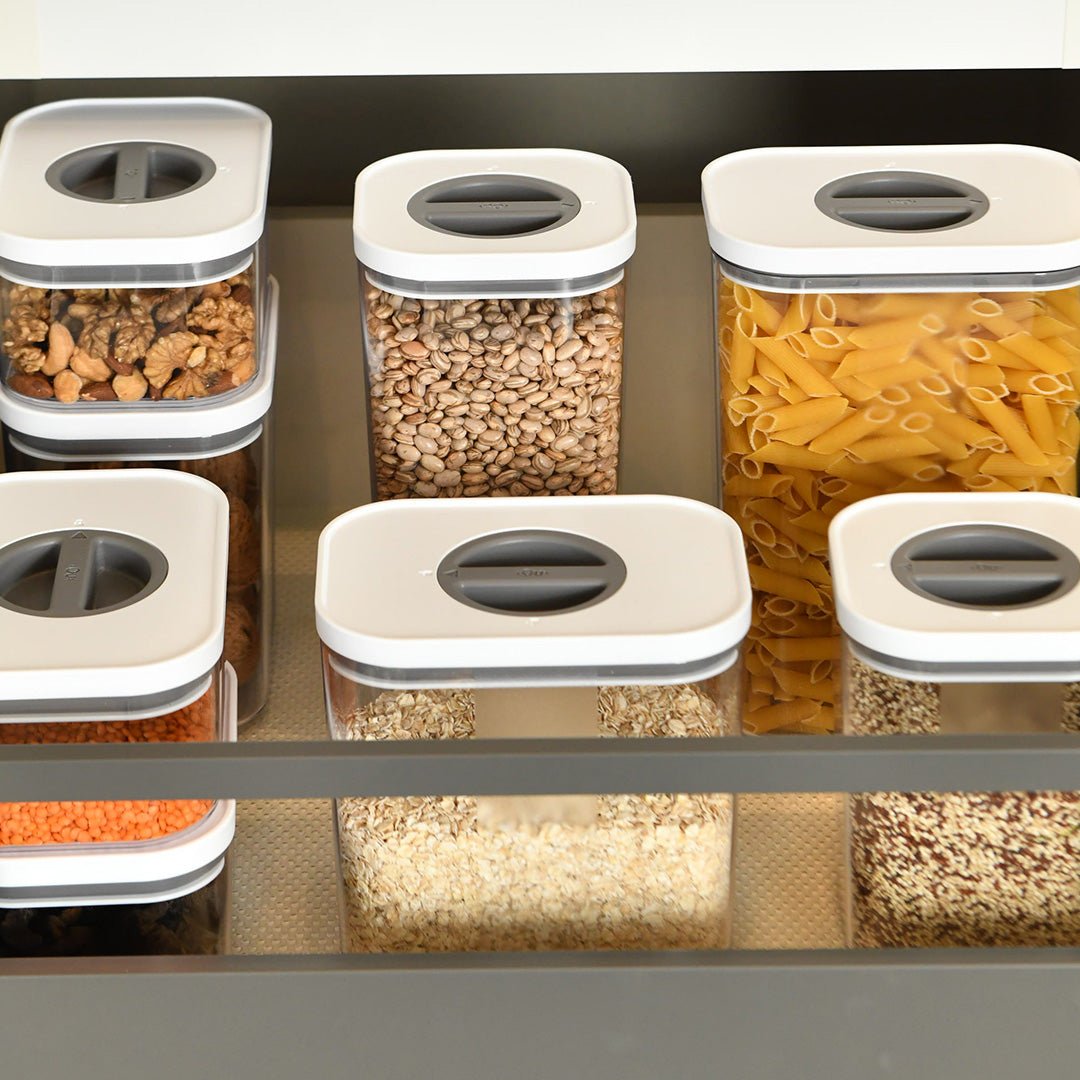 Kit Potes Herméticos Retangulares 3 Peças Linha Bolt