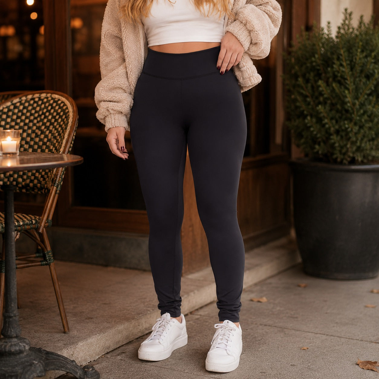 Legging Flanelada Feminina Grossa Peluciada - Térmica e Quente para Inverno