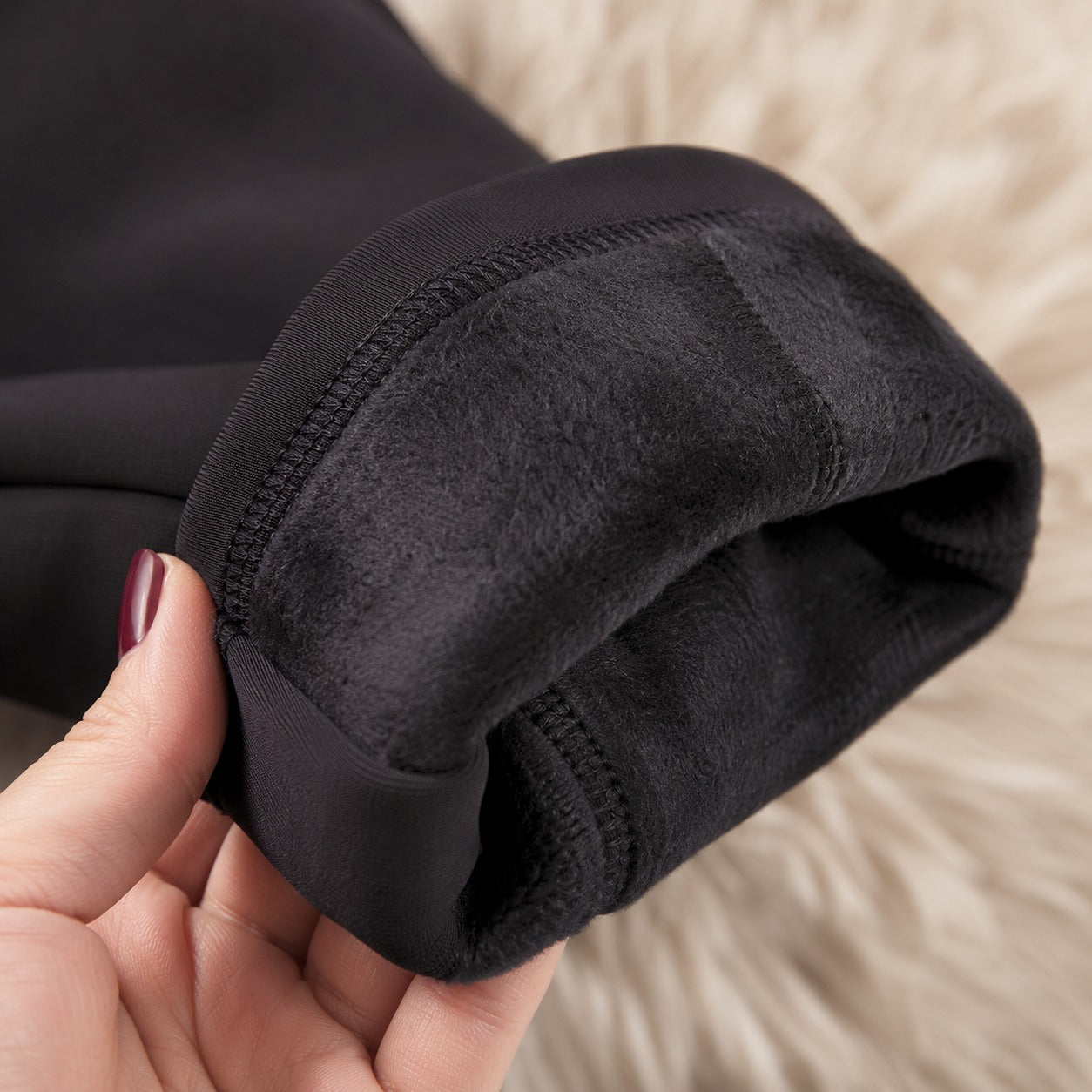 Legging Flanelada Feminina Grossa Peluciada - Térmica e Quente para Inverno