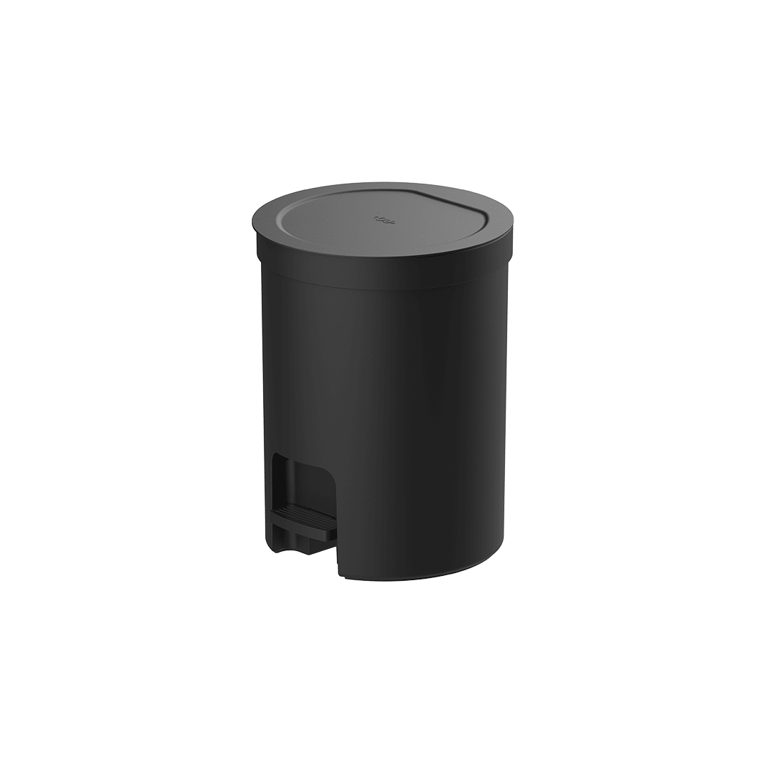 Lixeira 12 Litros Redonda com Pedal Linha Trium