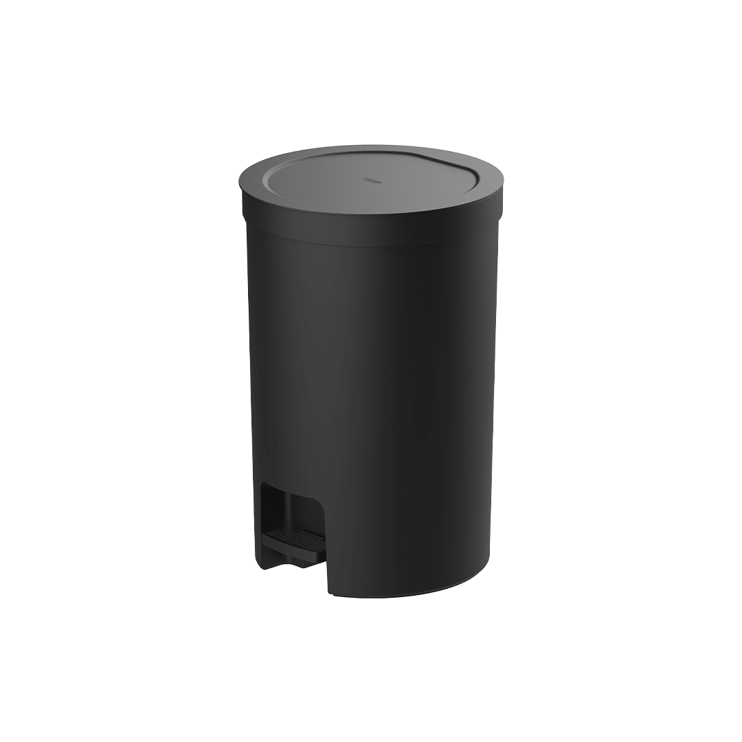 Lixeira 30 Litros Redonda com Pedal Linha Trium