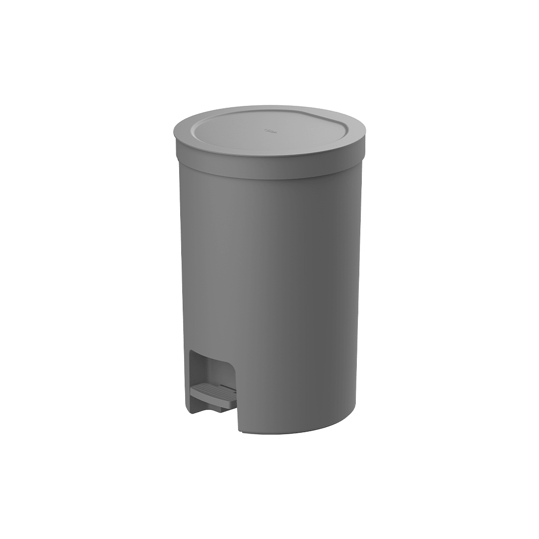 Lixeira 30 Litros Redonda com Pedal Linha Trium