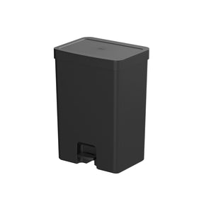 Lixeira com pedal com duplo compartimento 30L Linha Trium