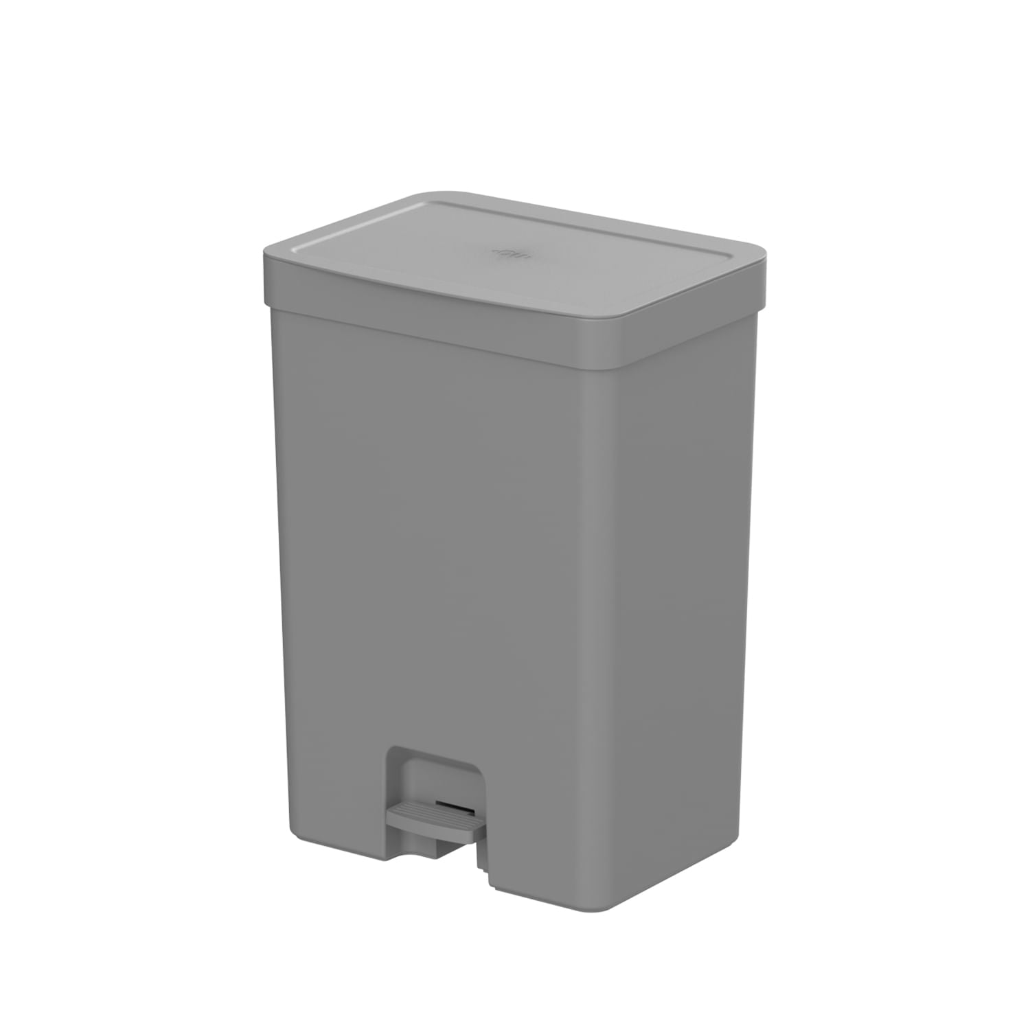 Lixeira com pedal com duplo compartimento 30L Linha Trium