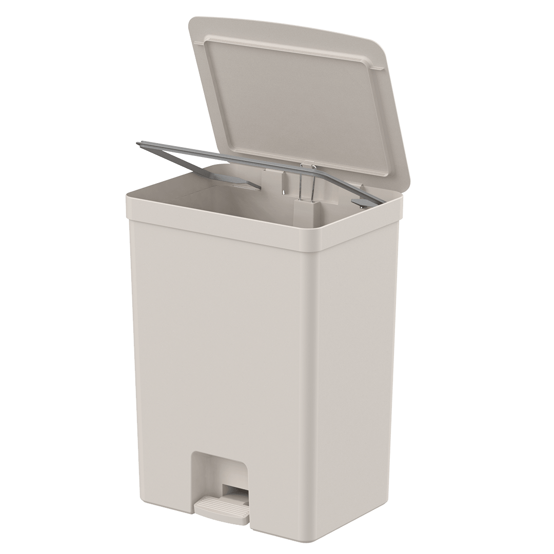Lixeira com pedal 50L Linha Trium