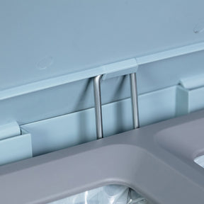 Lixeira de pedal com duplo compartimento 20L Linha Trium
