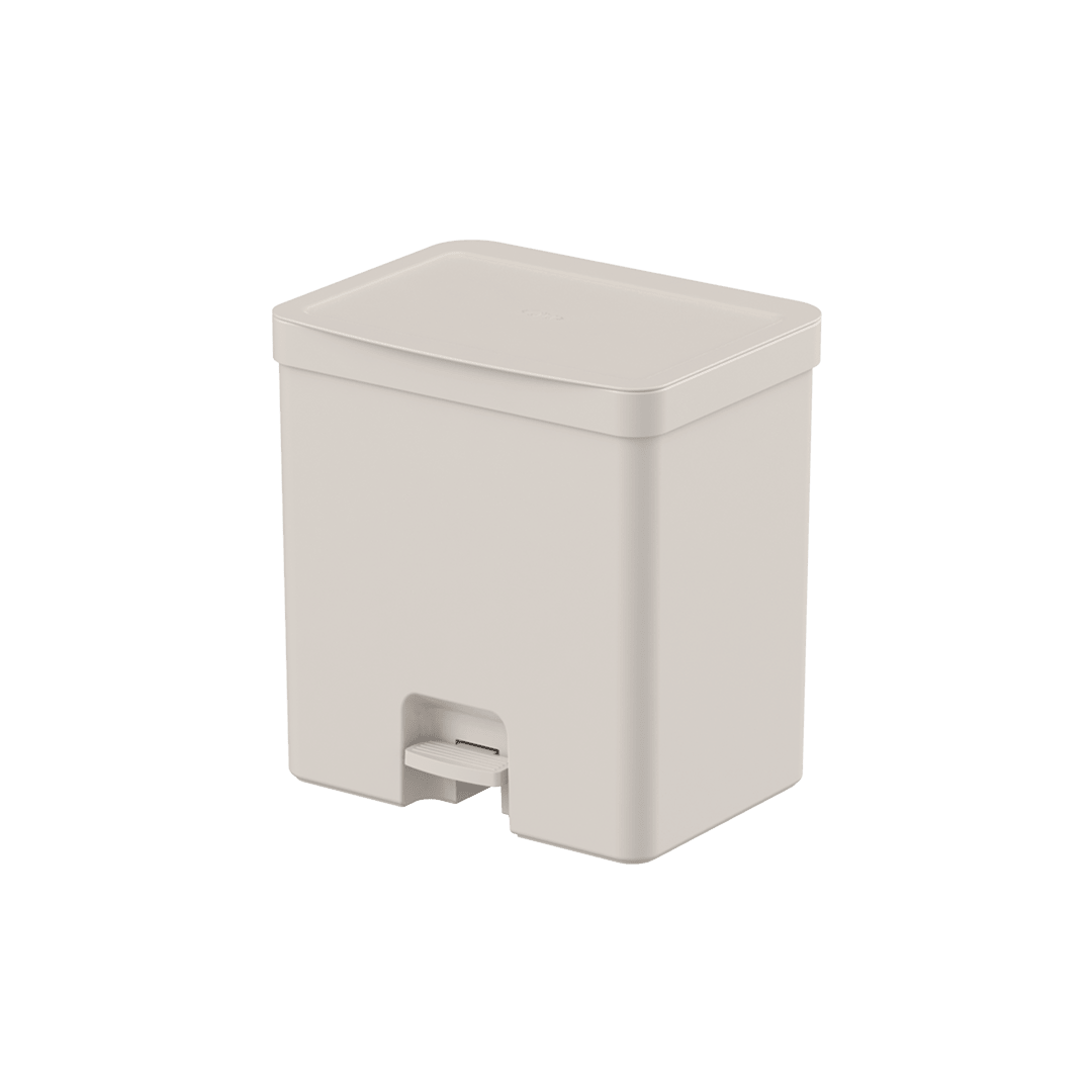 Lixeira de pedal com duplo compartimento 20L Linha Trium