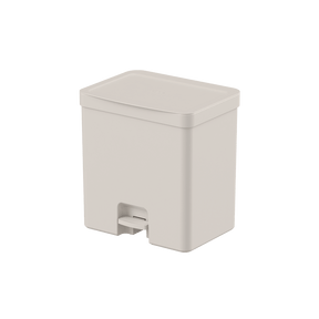 Lixeira de pedal com duplo compartimento 20L Linha Trium