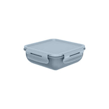 Marmita Hermética Quadrada Bicolor com Divisória 570ml Linha Marmitou