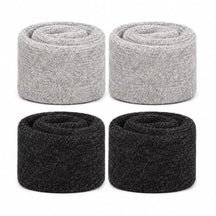 Meias Térmicas de Lã Merino Unissex - Grossas, Quentes e Confortáveis para Inverno e Neve (Compre 2 Leve 4 Pares)